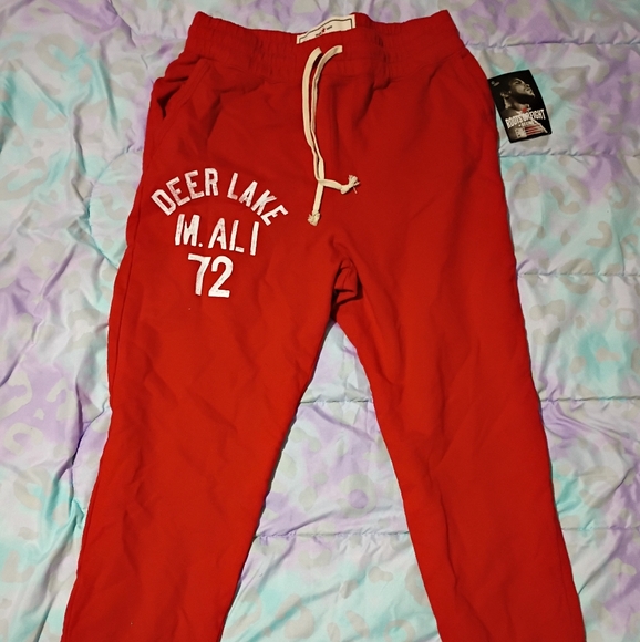 Deer Lake Red Sweatpants for Men - Picture 1 of 4